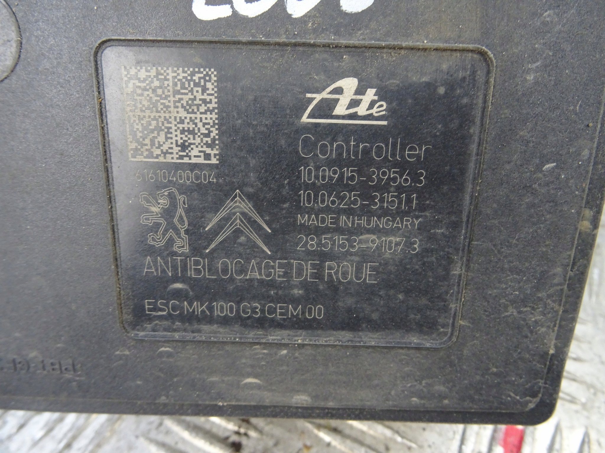 PEUGEOT 2008 Servofreno ABS 9814482780