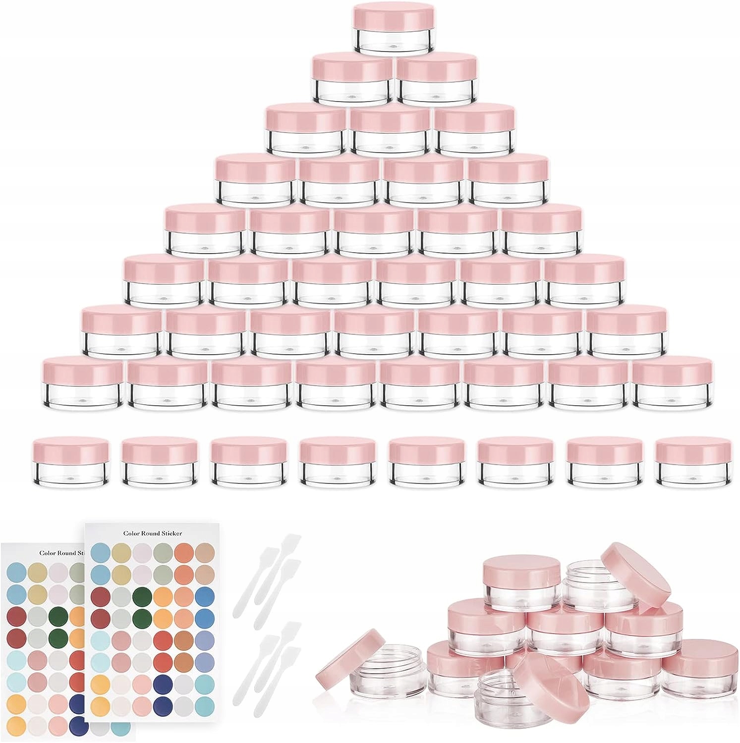 Organizér Sada nádobek růžová