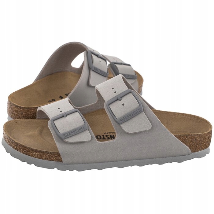 Dámské Nazouváky Birkenstock Arizona Bs Stone Coin 1027696 šedá