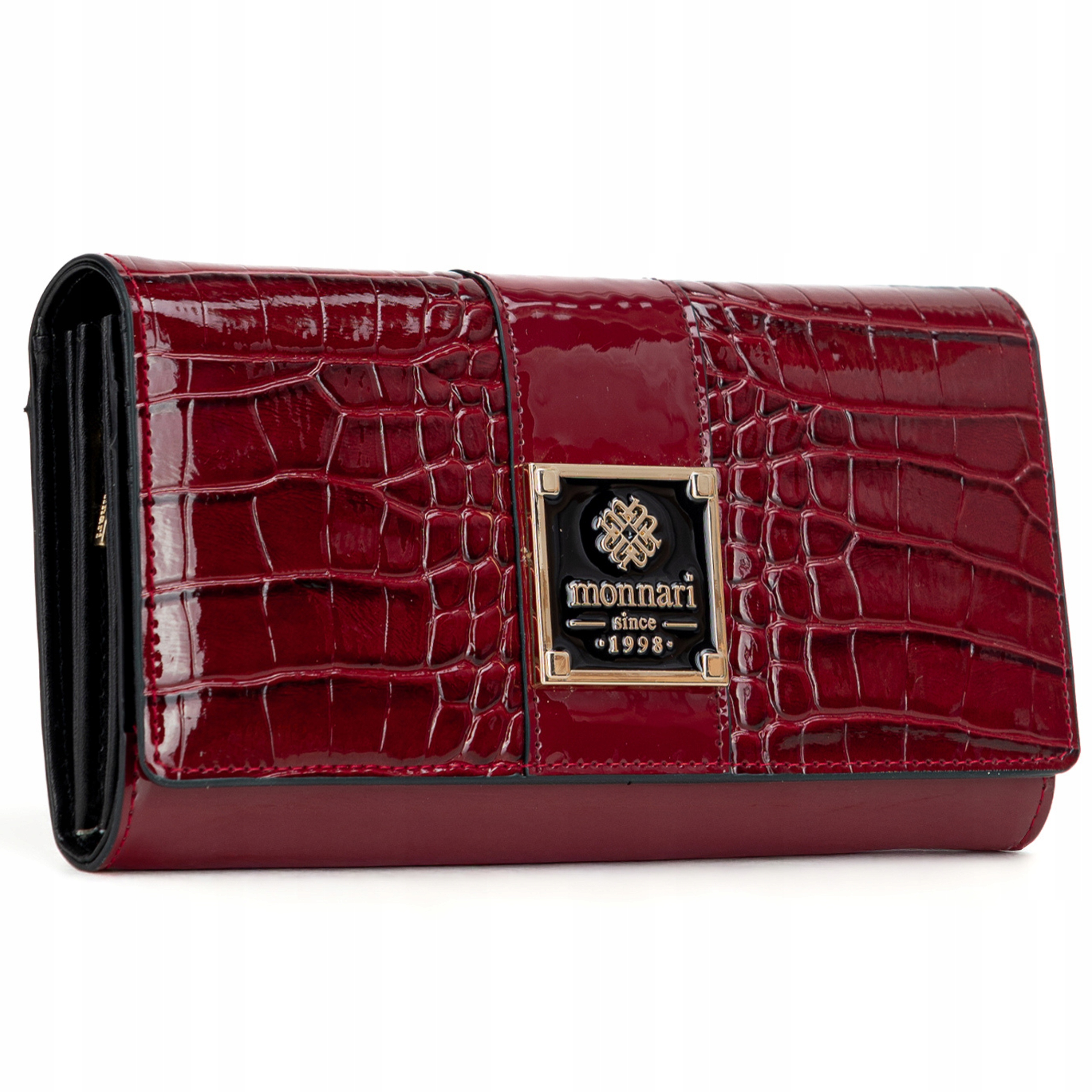 Portfel Damski Monnari Skóra Ekologiczna Wzór Krokodyla