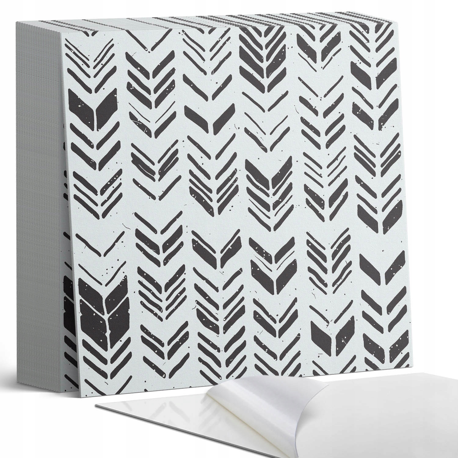 Balíček samolepících Pvc dlaždic s motivem šipek v řadě 20 x 20 x 20 cm
