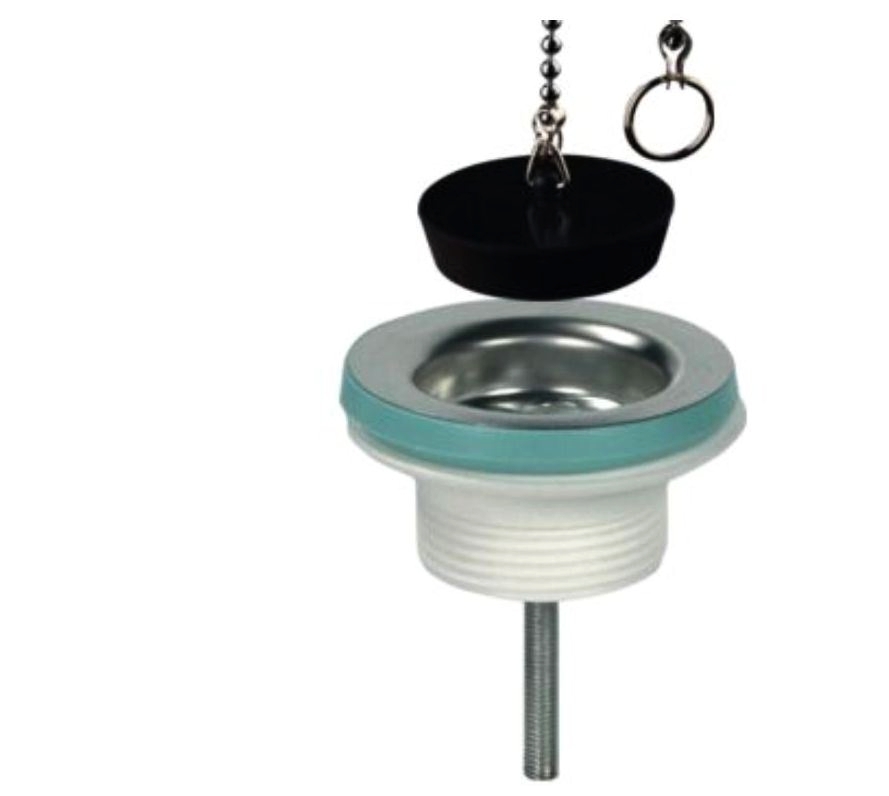 SYFON UMYWALKOWY Z TWORZYWA BIAŁY Z SITKIEM Kod producenta SYF.TWORZ.1.1/4.