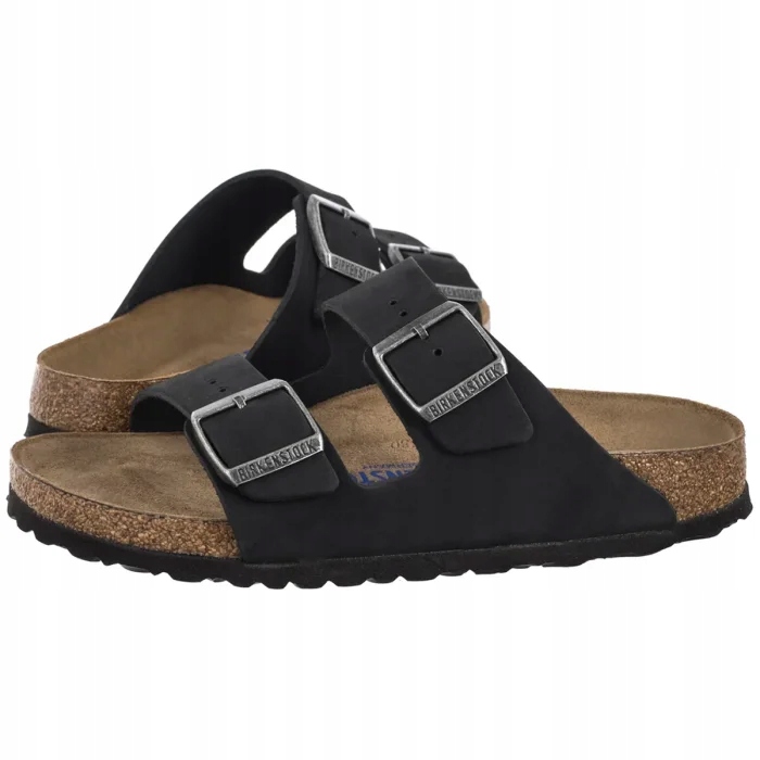 Boty Nazouváky Birkenstock Arizona Bs Soft Footbed Black 1019035 Černé