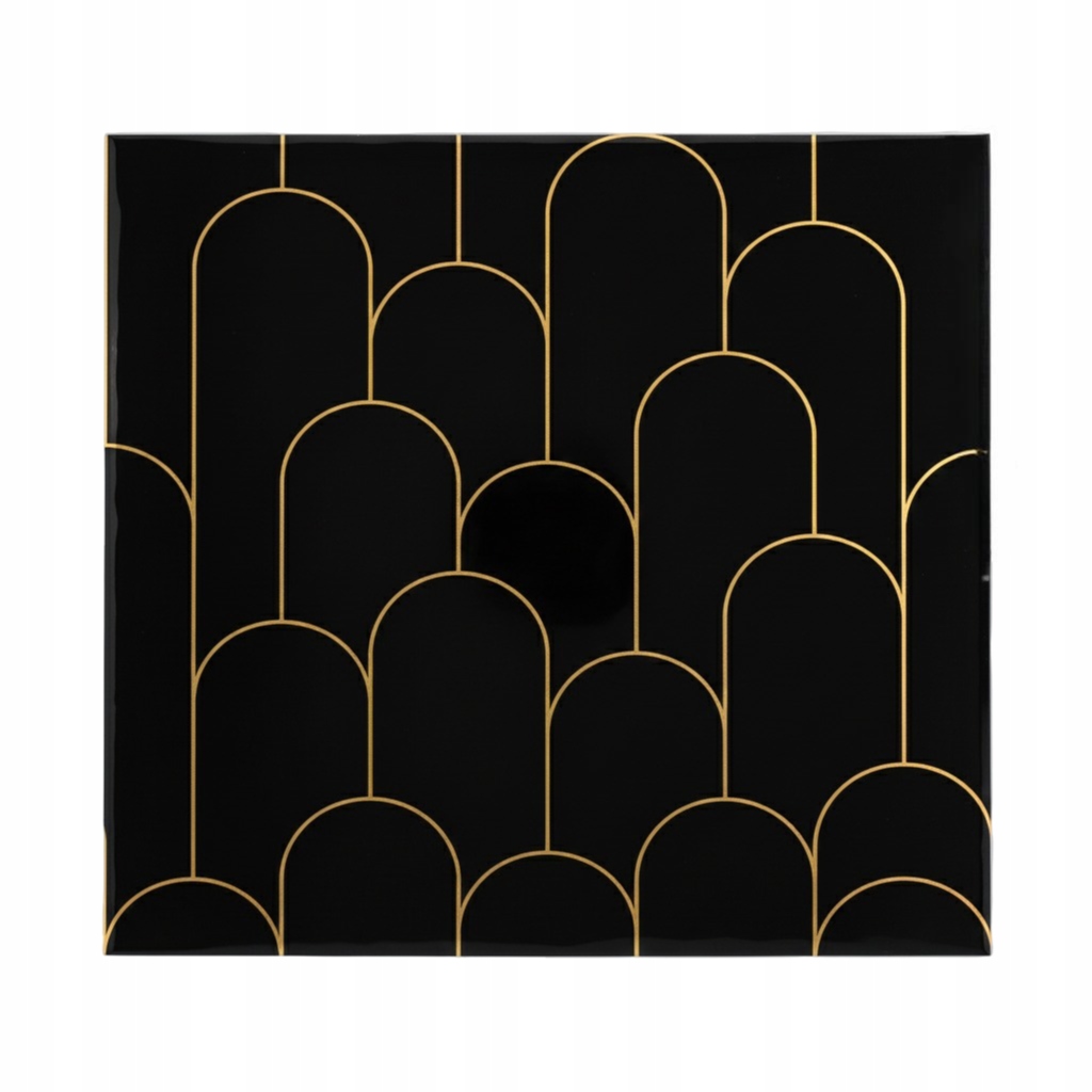 Samolepky Vinylové Samolepicí Kuchyňské Černé 30 x 30 cm 10 ks