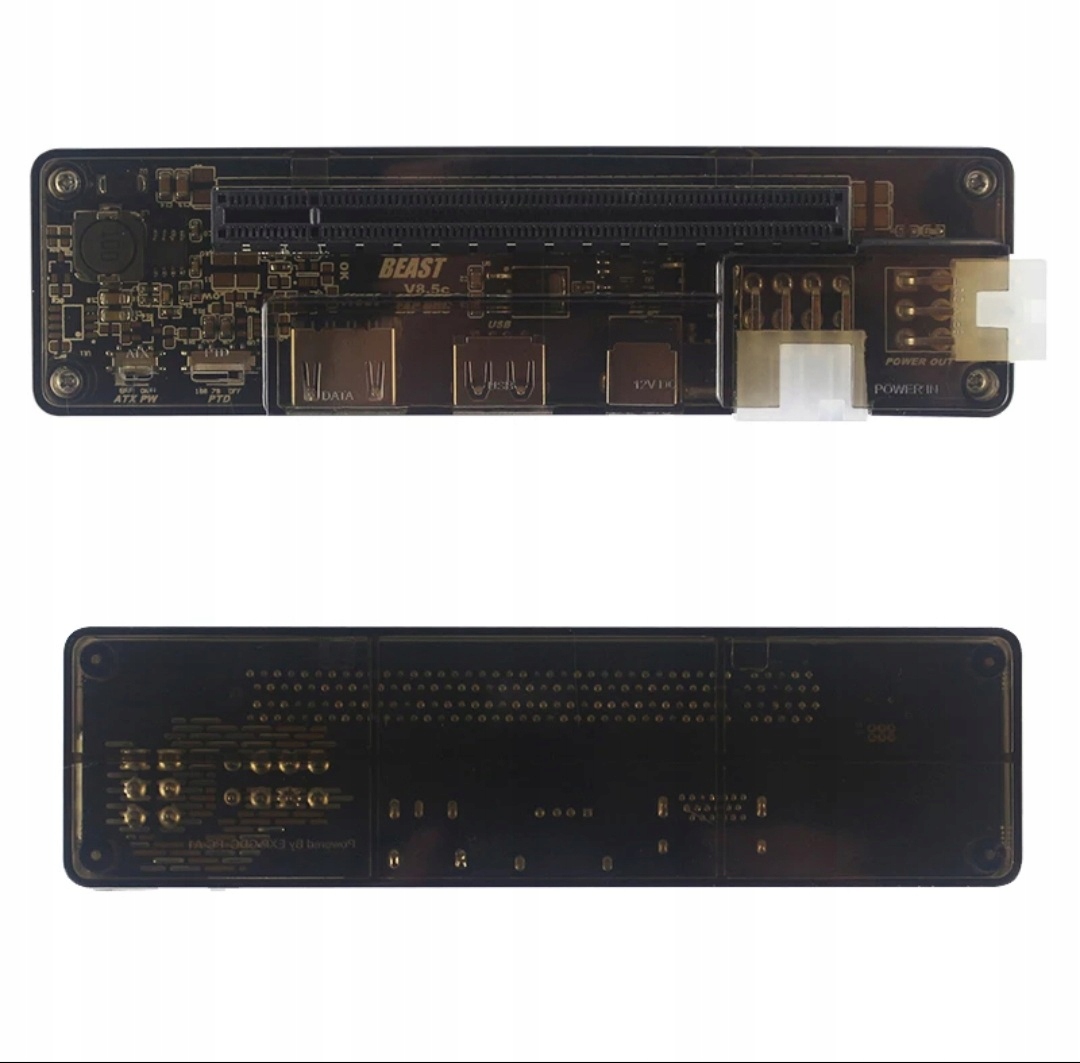eGPU mini pci-e do zewnętrznej karty graficznej Producent Beast