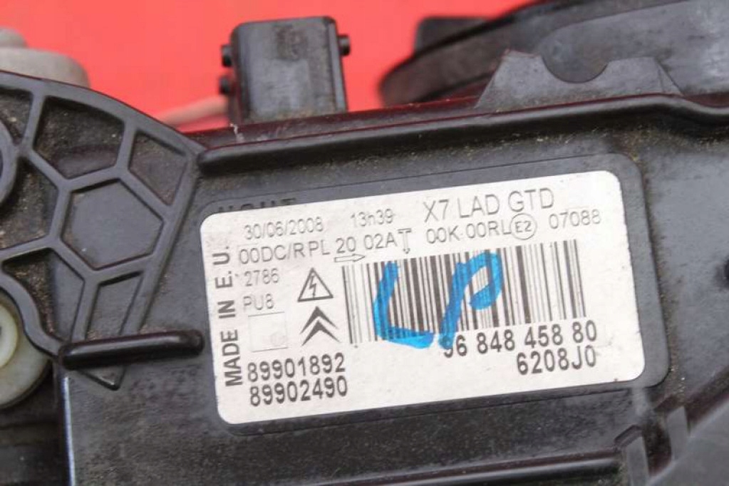 REFLEKTOR left light front XENON EU 9684845880 CITROEN C5 II X7 III 08-17