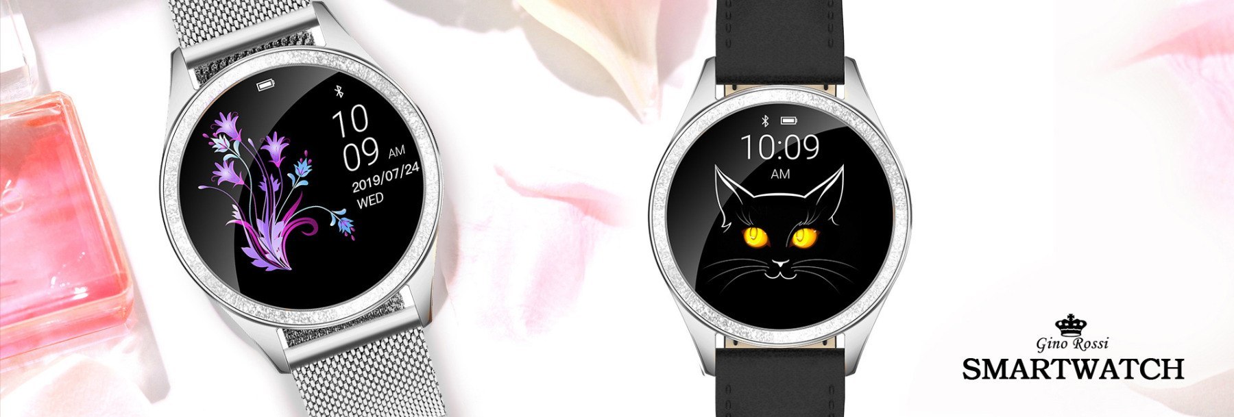 ZEGAREK SMARTWATCH DAMSKI G.ROSSI ELEGANCKI NA PREZENT 2 PASKI Stan opakowania oryginalne