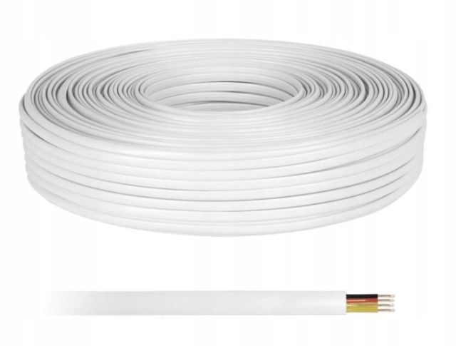 Kabel Telefoniczny KP4 na metry z wtykami RJ11 Kod producenta KP4