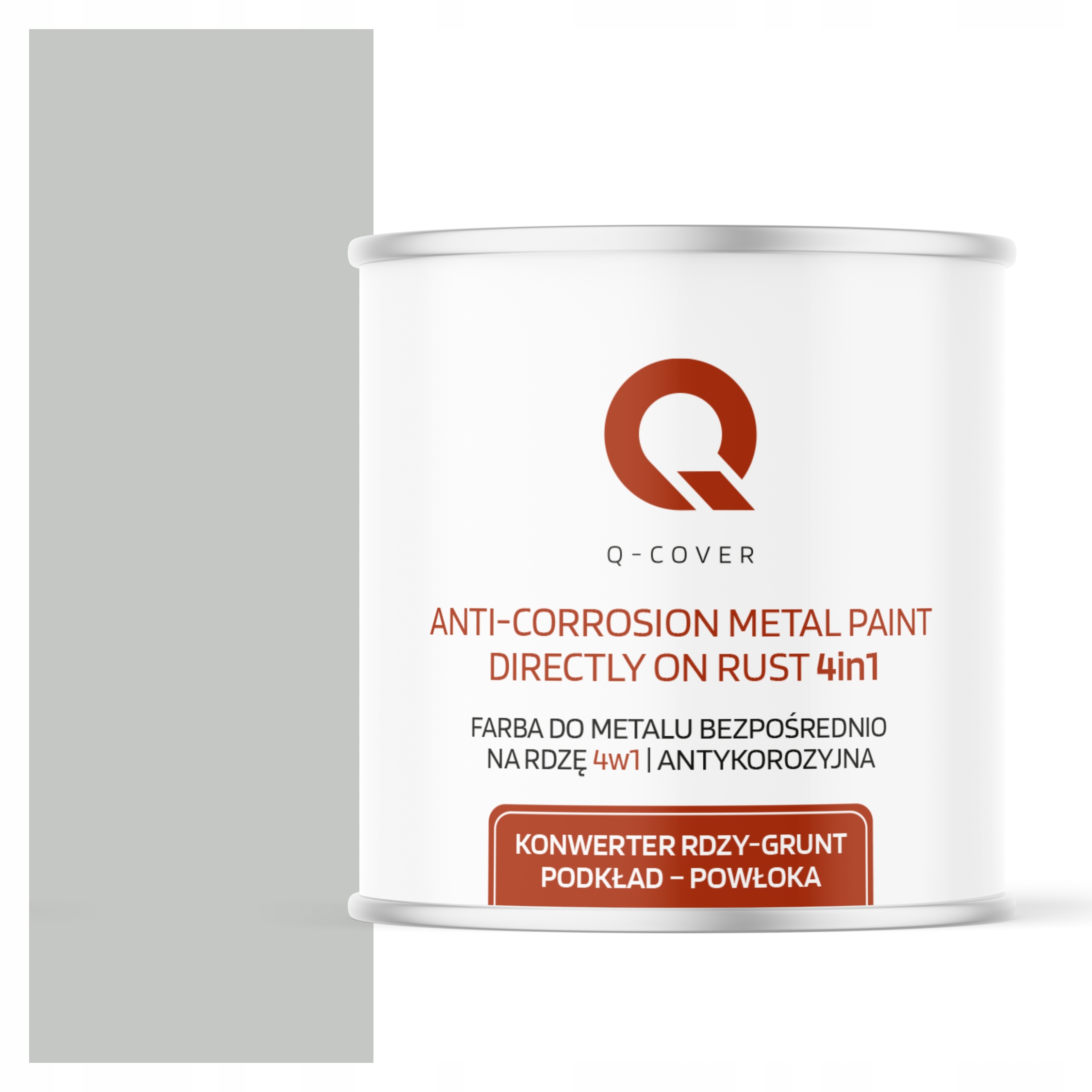 Antikorózna Farba Na Kov Na Hrdzu Šedá Svetlosivá Ral 7035 Satén 2.5 L