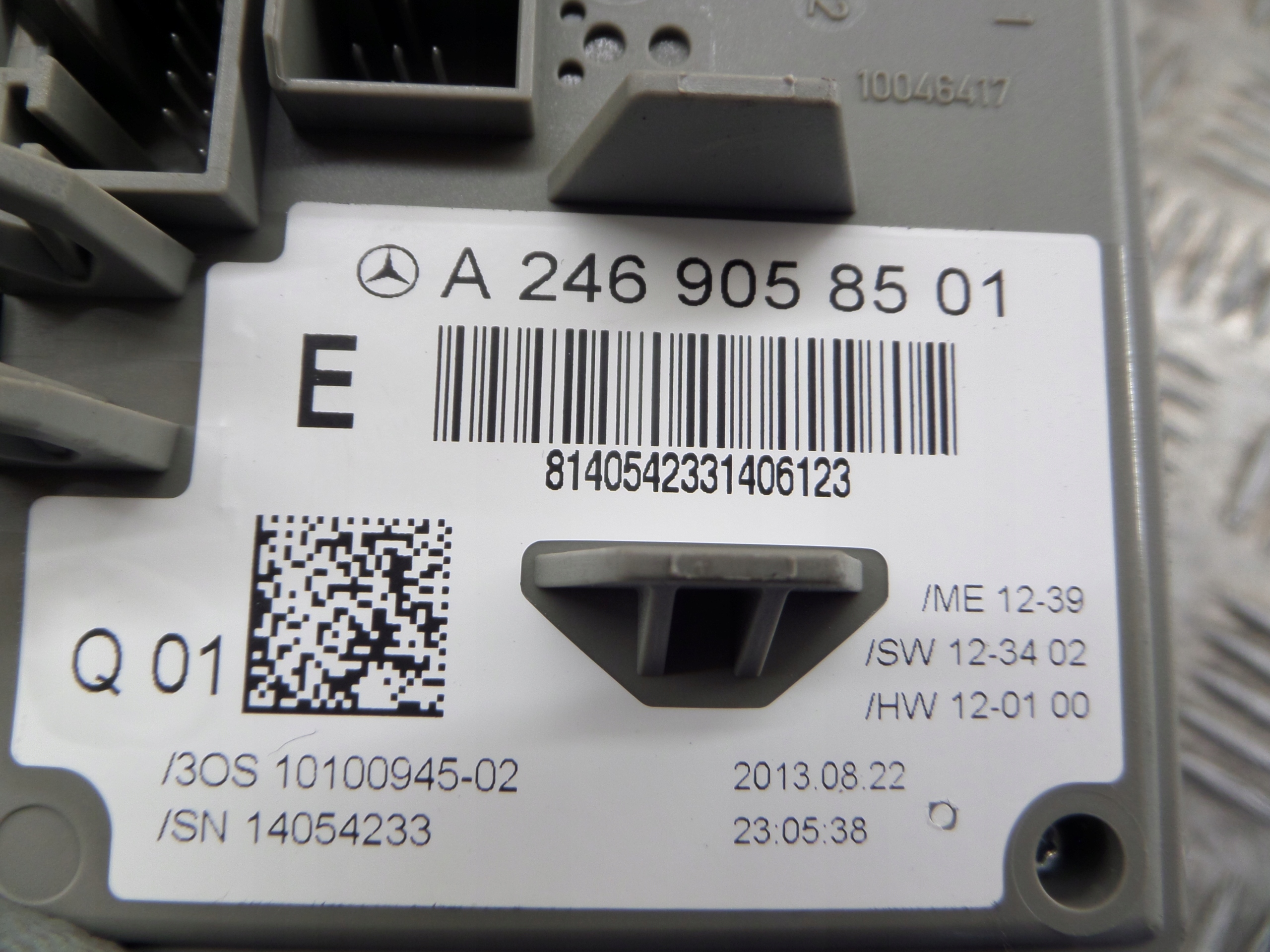 ignition Mercedes W176