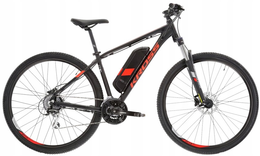 Rower elektryczny Kross Hexagon Boost 1.0 522 29 L(21'') czarny mat