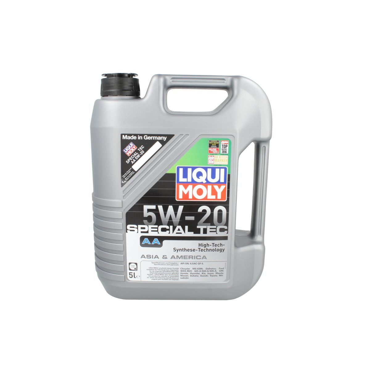 Motorový olej Liqui Moly Special Tec Aa 5W20 5L balíček vodiča #14