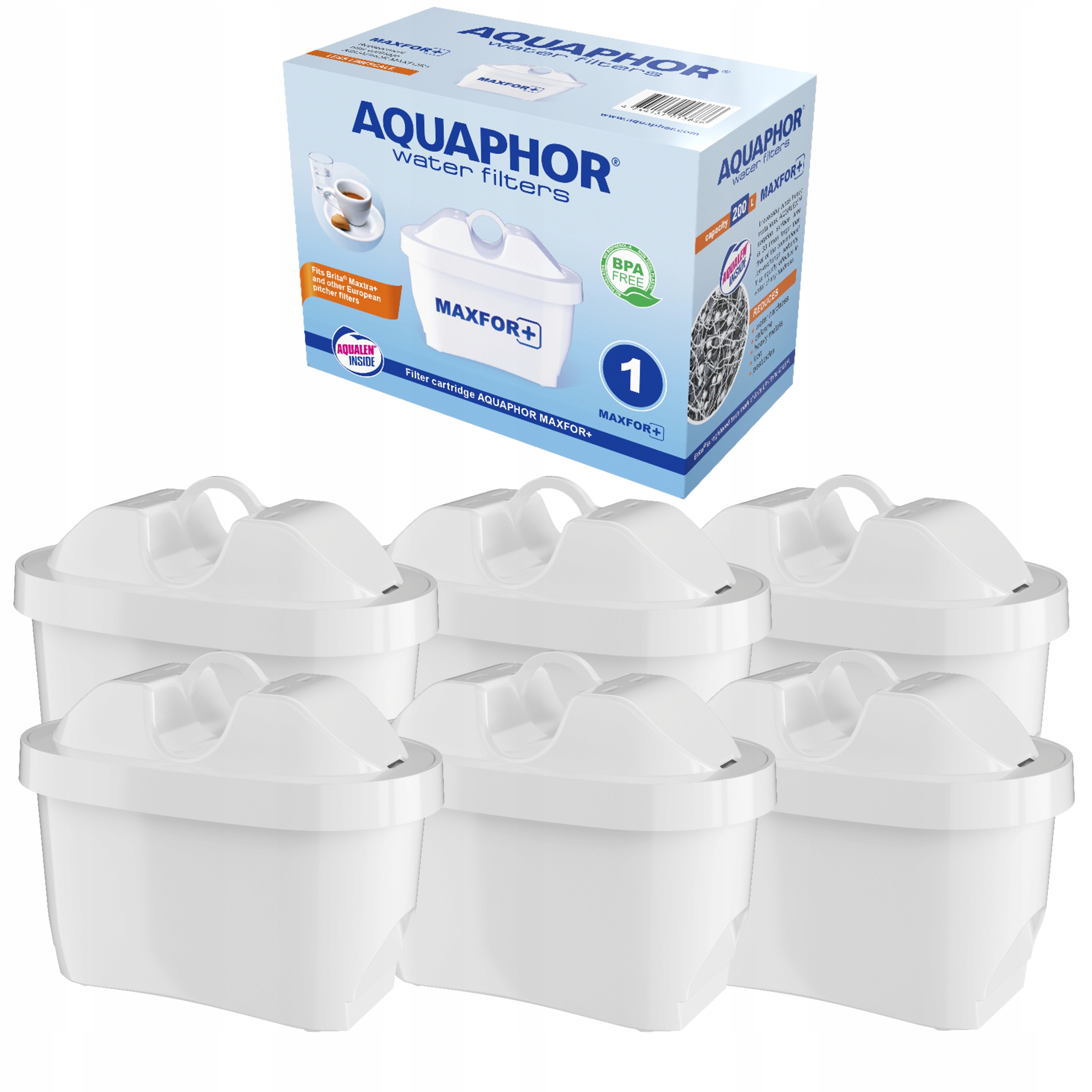 

Filtr do wody wkłady Aquaphor Maxfor+ B25 6 szt