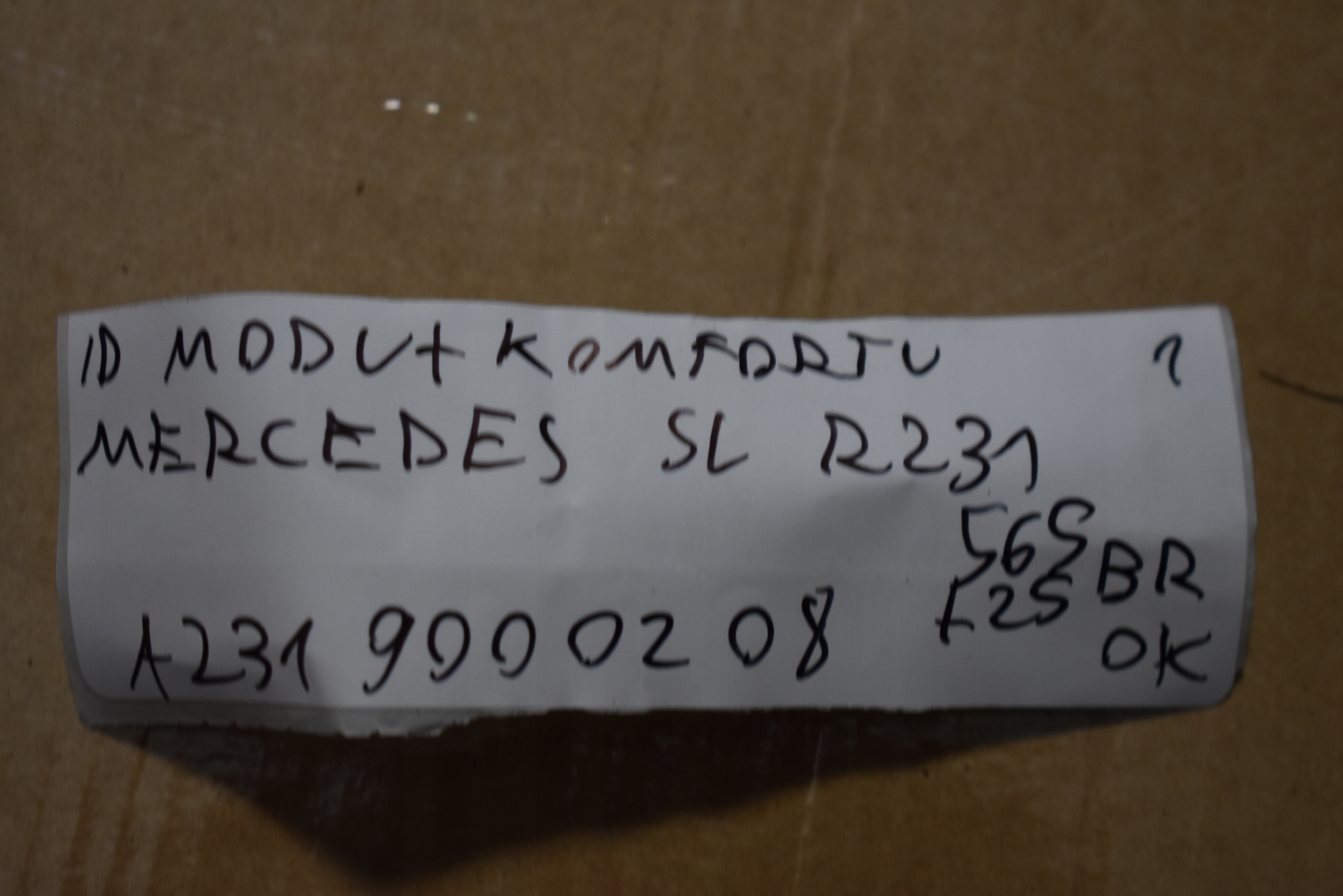 IDEALNY Unité commande confort MERCEDES SL R231 1 9
