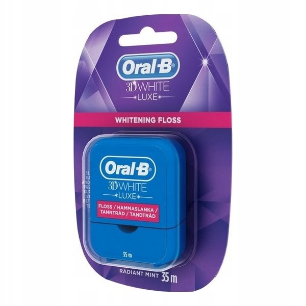 

Oral-B 3D White Luxe wybielająca nić dentystyczna