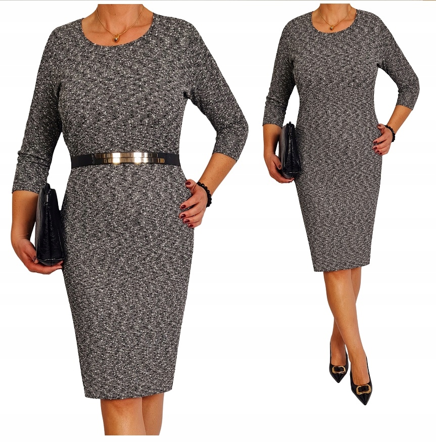 Zúžené Šaty na akce , teplé XXL 40 42 44 46 48 50 52 54 56