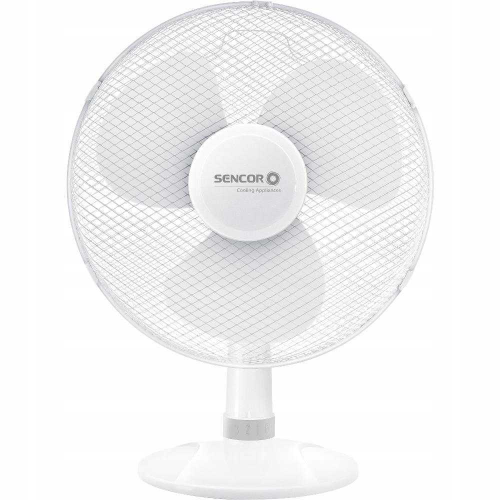 Wentylator biurkowy Sencor Sfe 4037WH-EUE3 40cm 50W 3-poziomy prędkości
