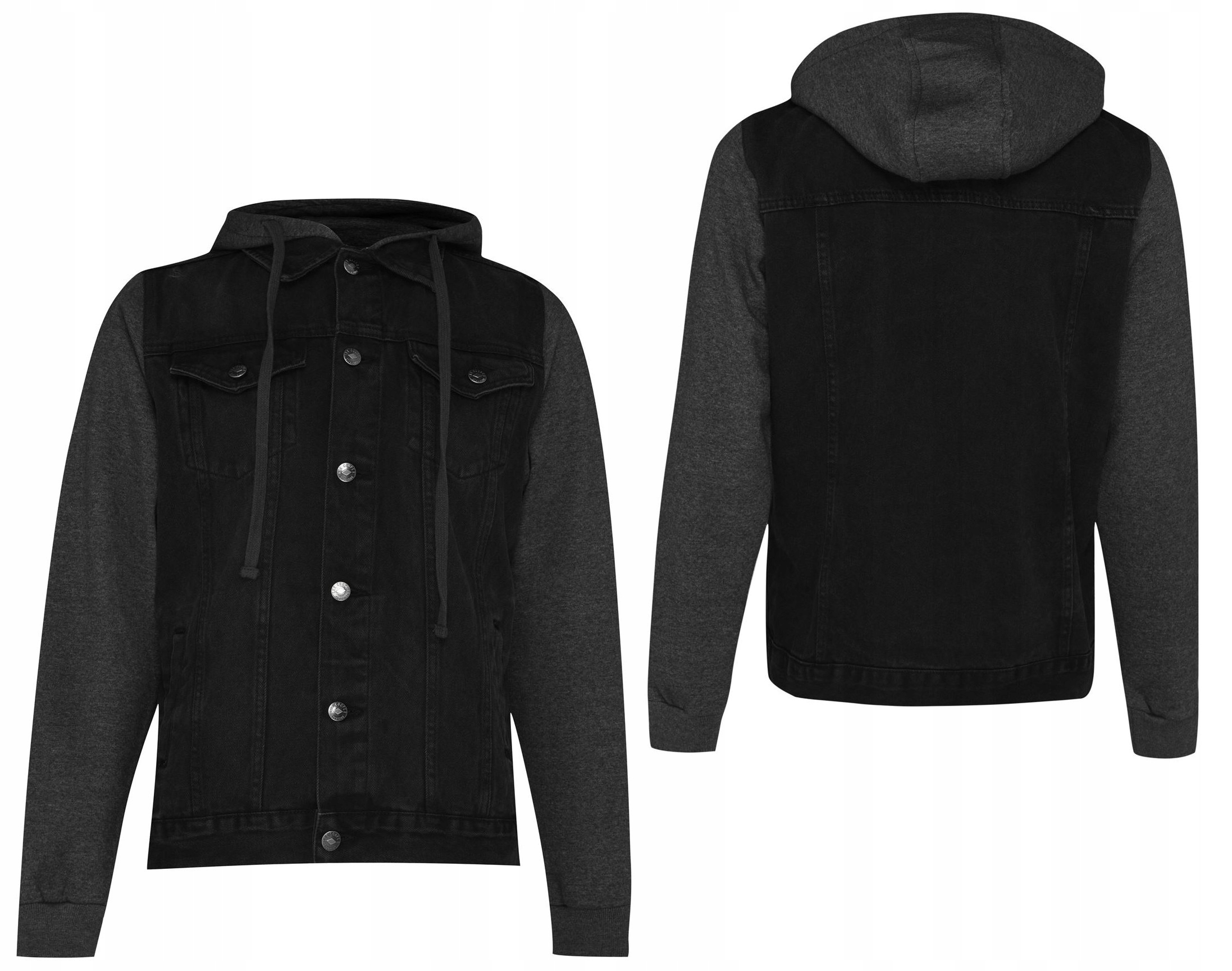 

Kurtka Jeansowa Lee Cooper czarna z kapturem XL