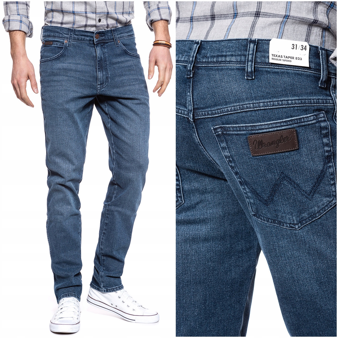 

Wrangler Texas Tap Męskie Spodnie Jeansy W30 L32