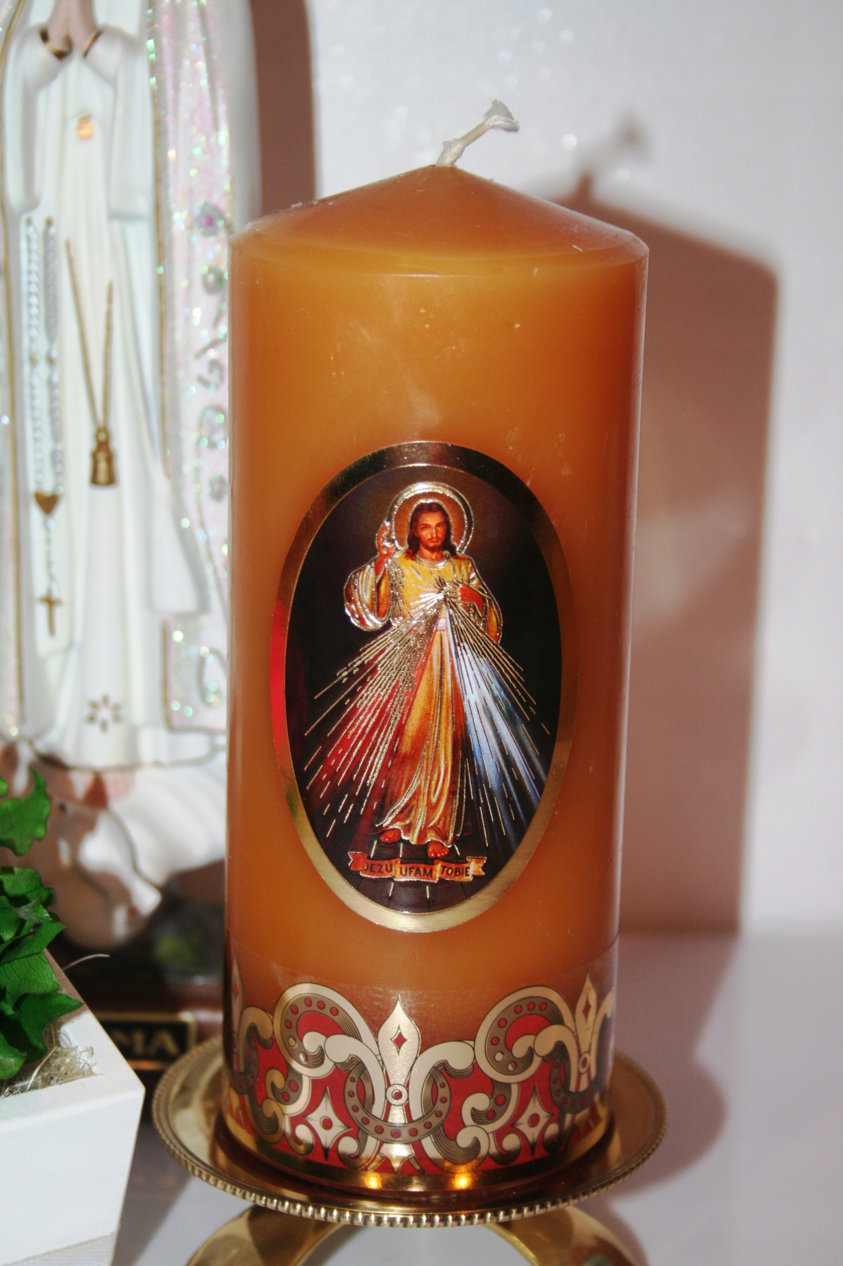 

16cm gromnica woskowa świeca na 3 dni ciemności J