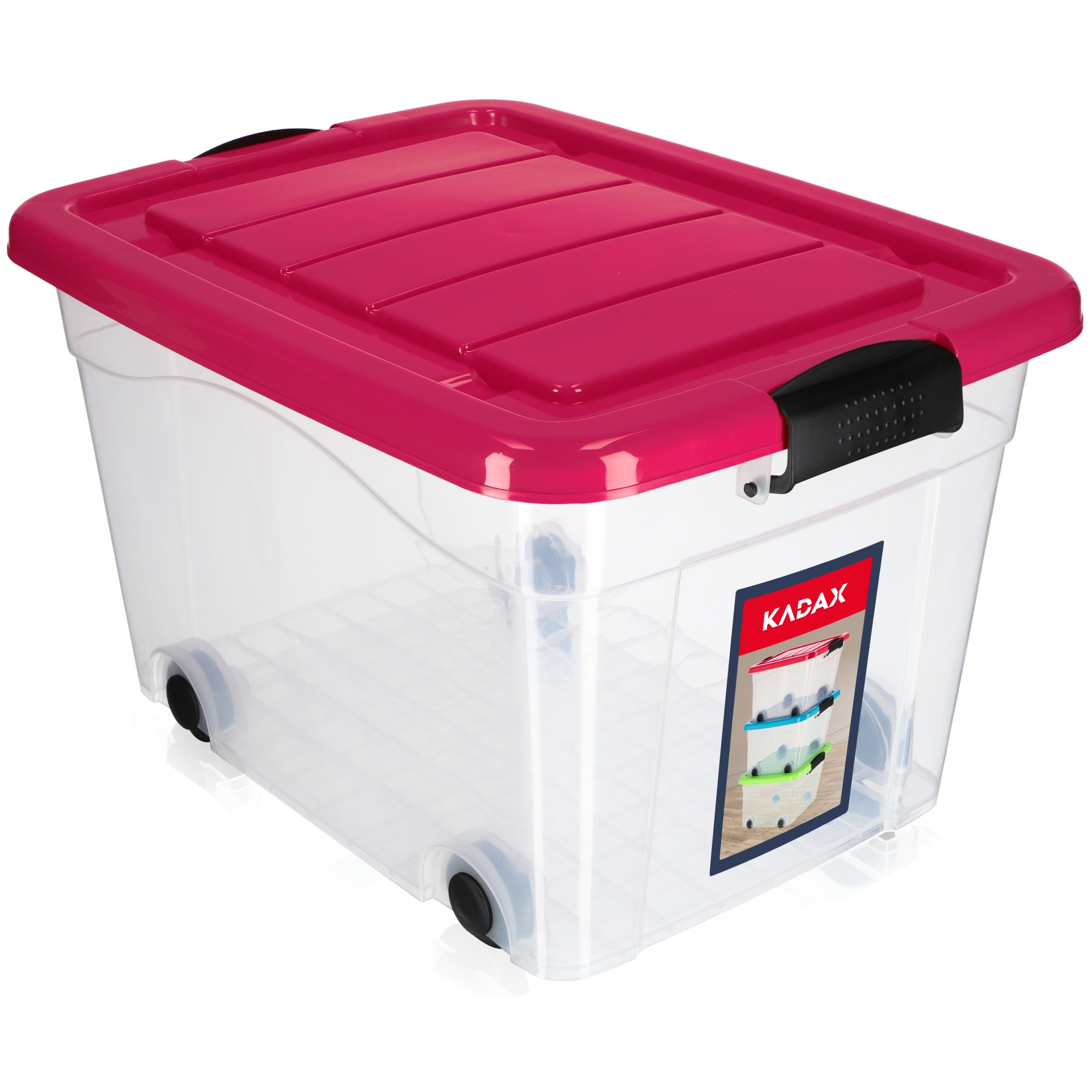 

Pojemnik Organizer Pudełko Zabawki Na Kółkach 40L