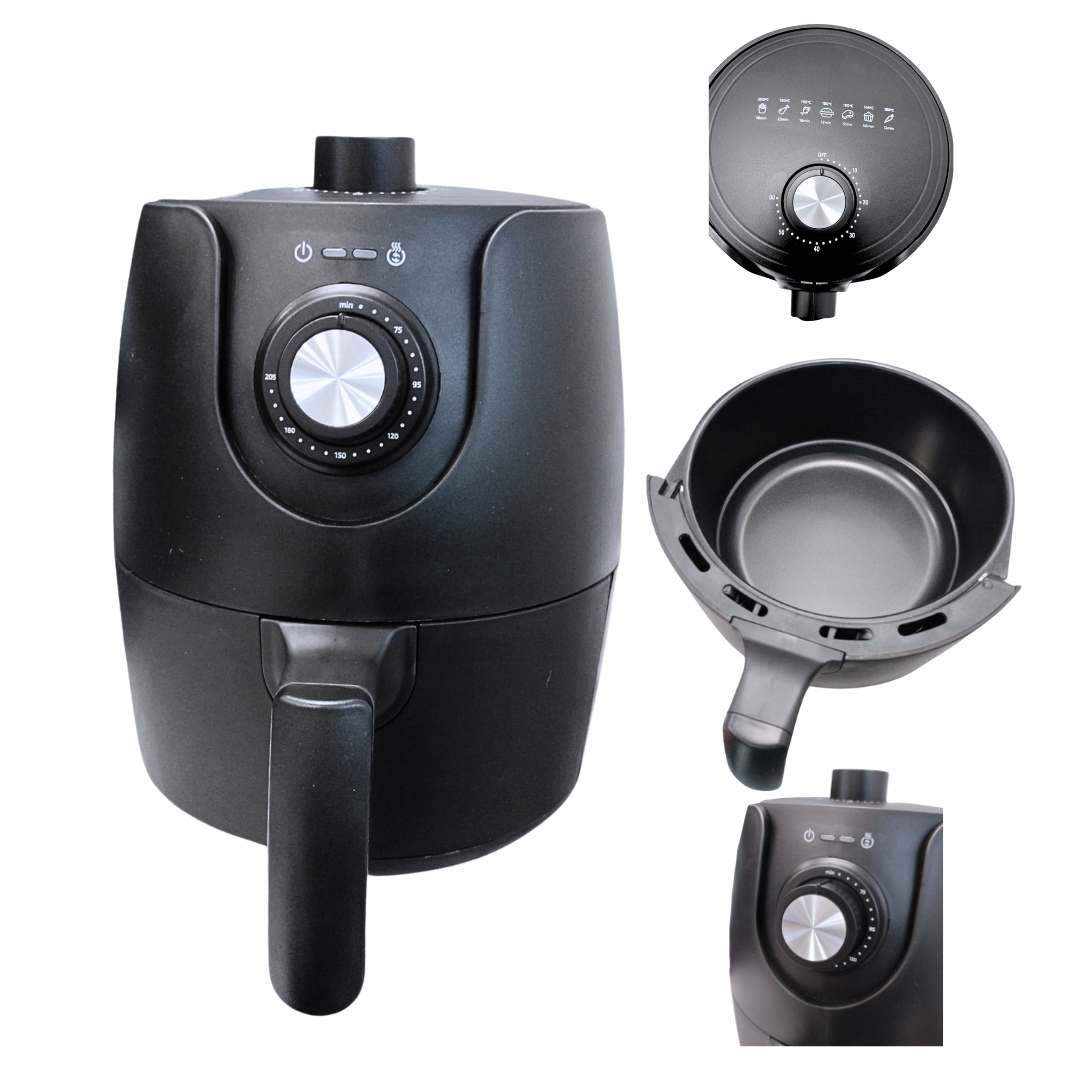 Fritéza Air Fryer Starq 12348555 1200 W 1,6 l černá