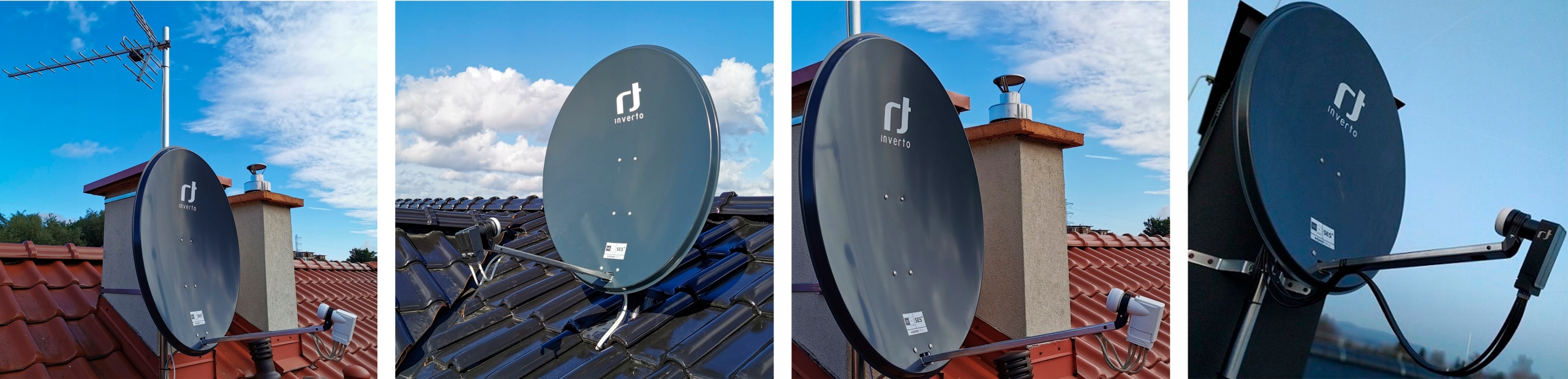 CZASZA SATELITARNA ANTENA INVERTO 100 ZESTAW SINGL Marka Inna