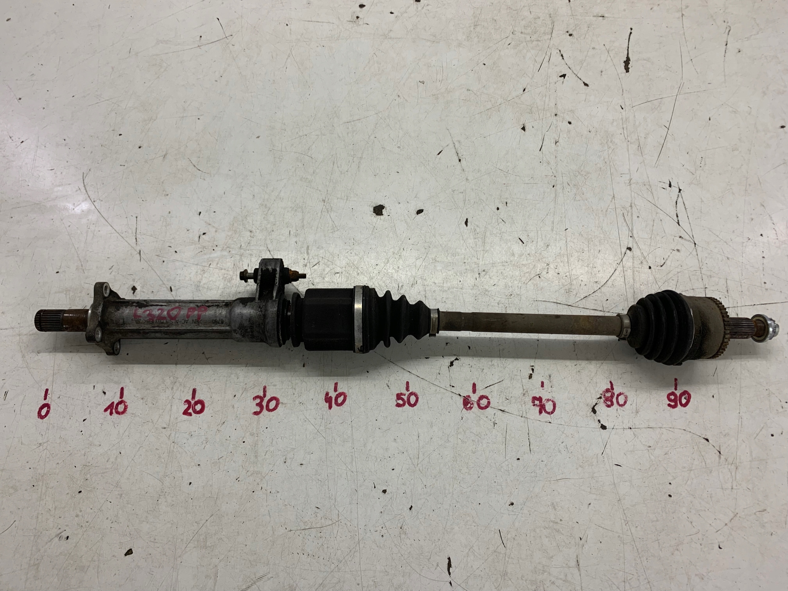 semi-axis right front AUTOMAT RANGE ROVER SPORT and L320 2.7 TDV6 05-13