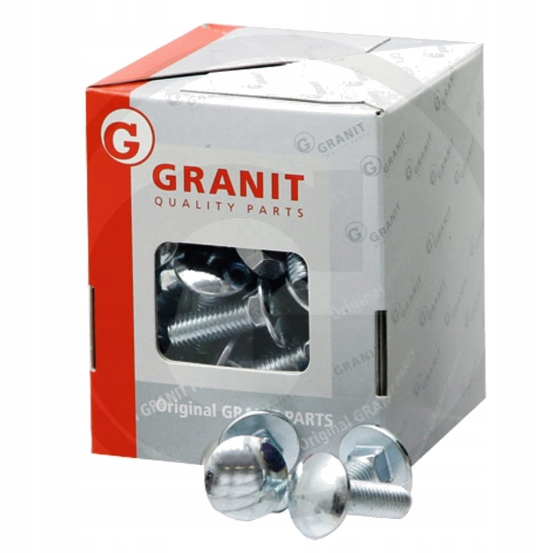 Śruby DIN 603 M10x50 8.8V, ocynkowane, opak. 50 Marka Granit