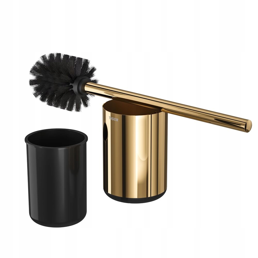 Tiger Cooper Gold Volně stojící Wc kartáč zlatý 800558