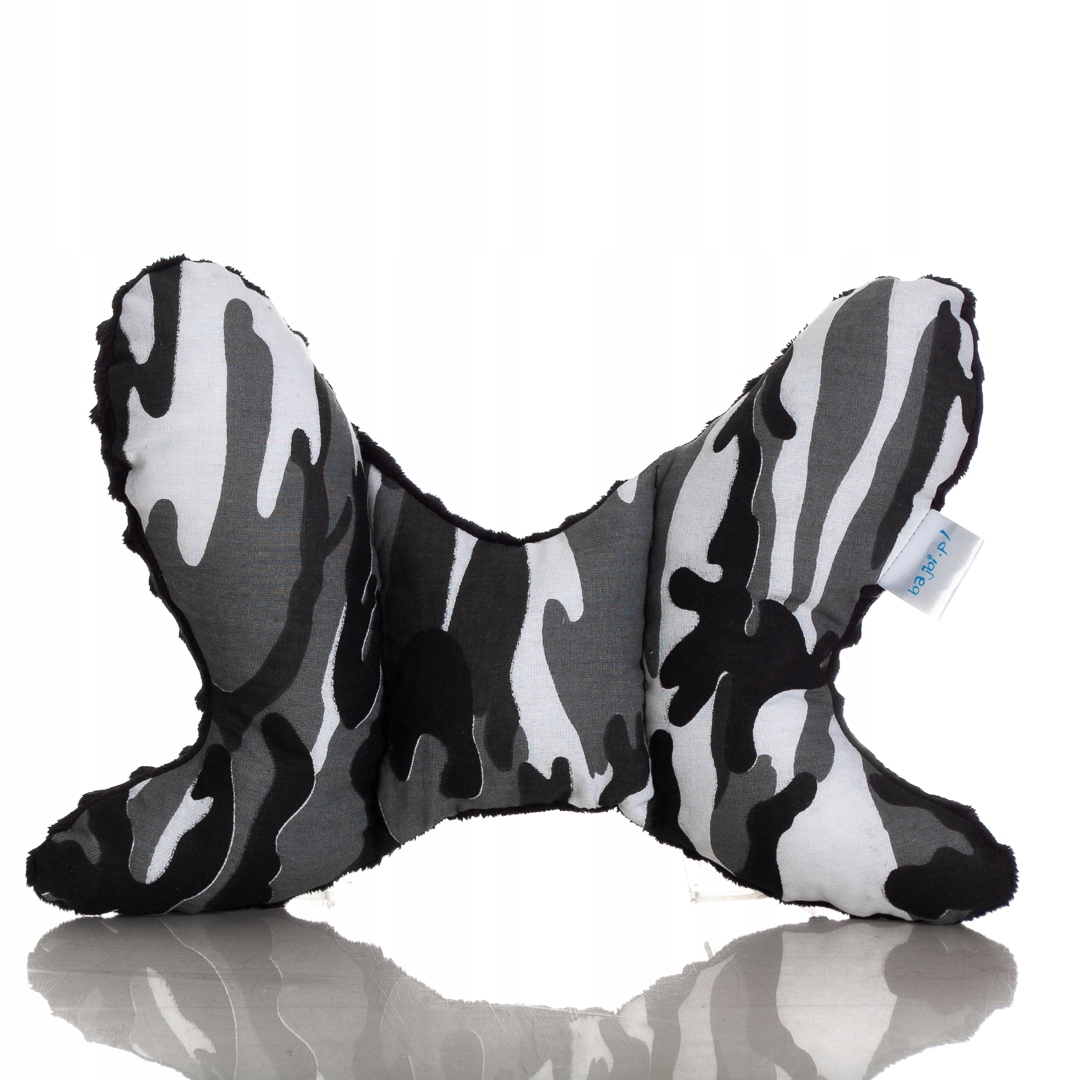 Poduszka podróżna motylek antywstrząsowy minky