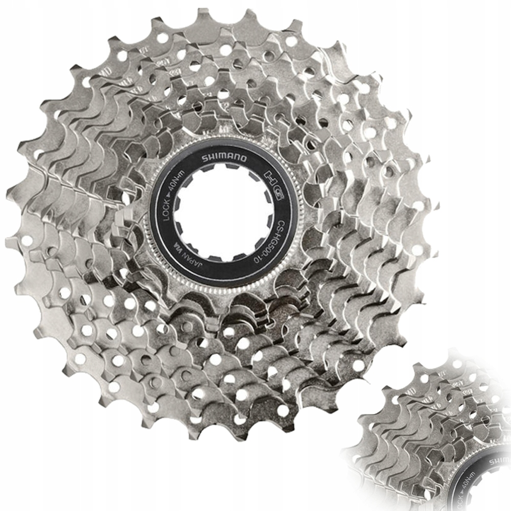Shimano Tiagra CS-HG500 Kaseta Szosa 10 Rzęd. 11-34T HyperGlide Hg-x