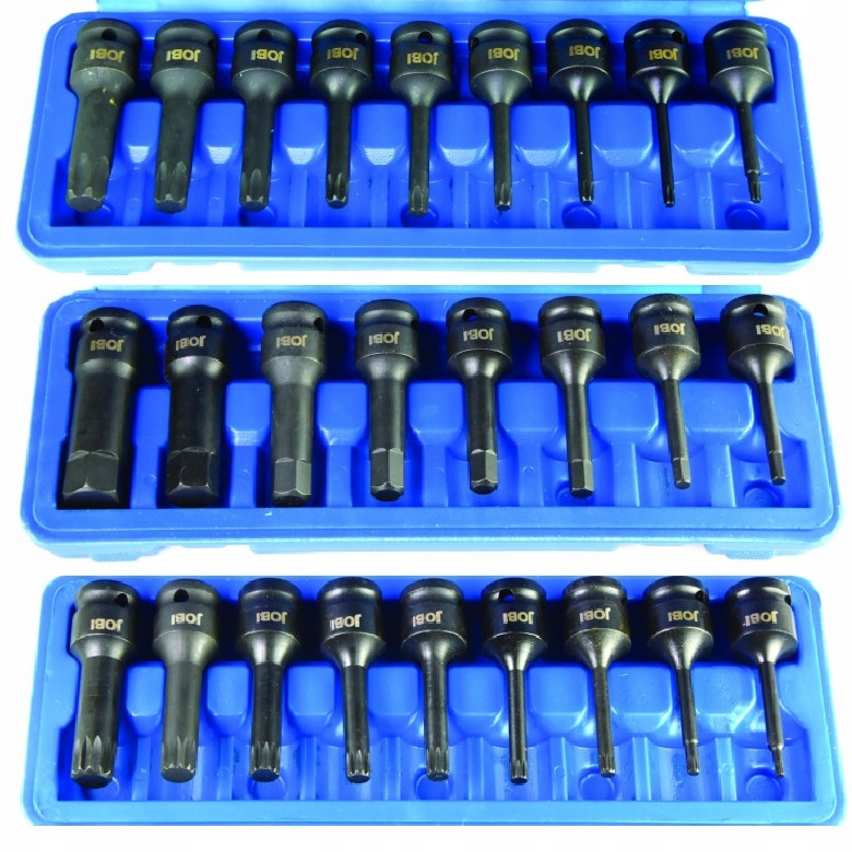 

Jobi nasadki udarowe ampulowe imbusy Torx Spline
