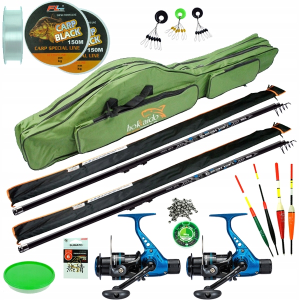 Set 2x prut Bolonka 2x naviják jaxon Z39