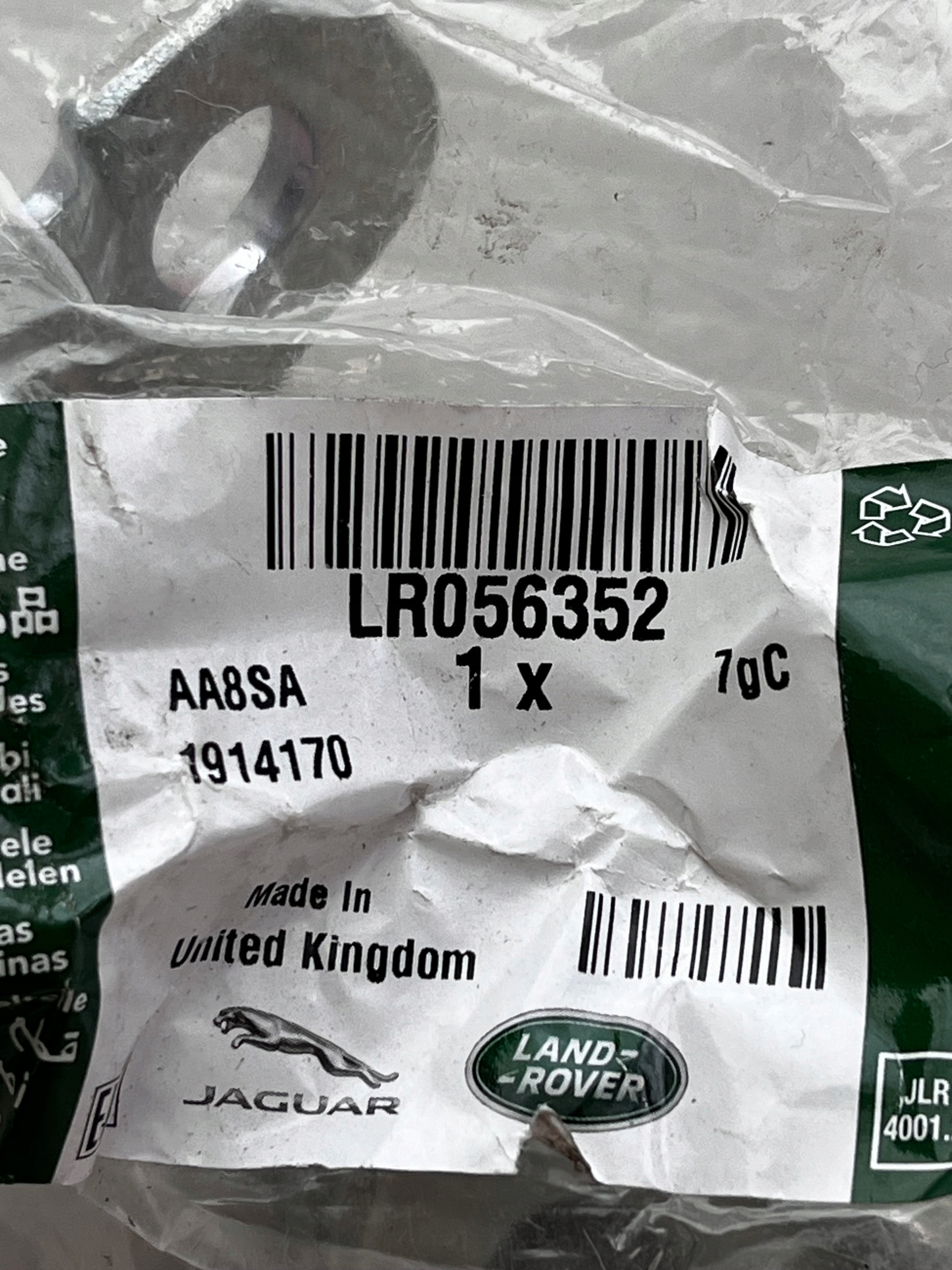 LAND ROVER DISCOVERY SPORT ZAWIAS DOLNY DRZWI TYLNYCH LR056352 Producent części Land Rover OE