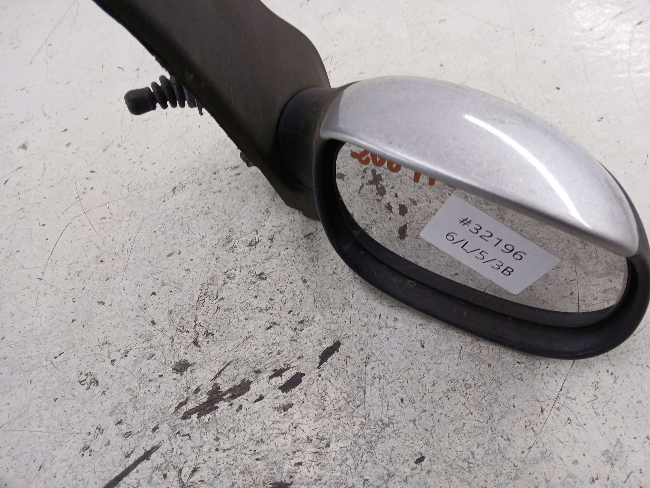 PEUGEOT 206 mirror right manually silver