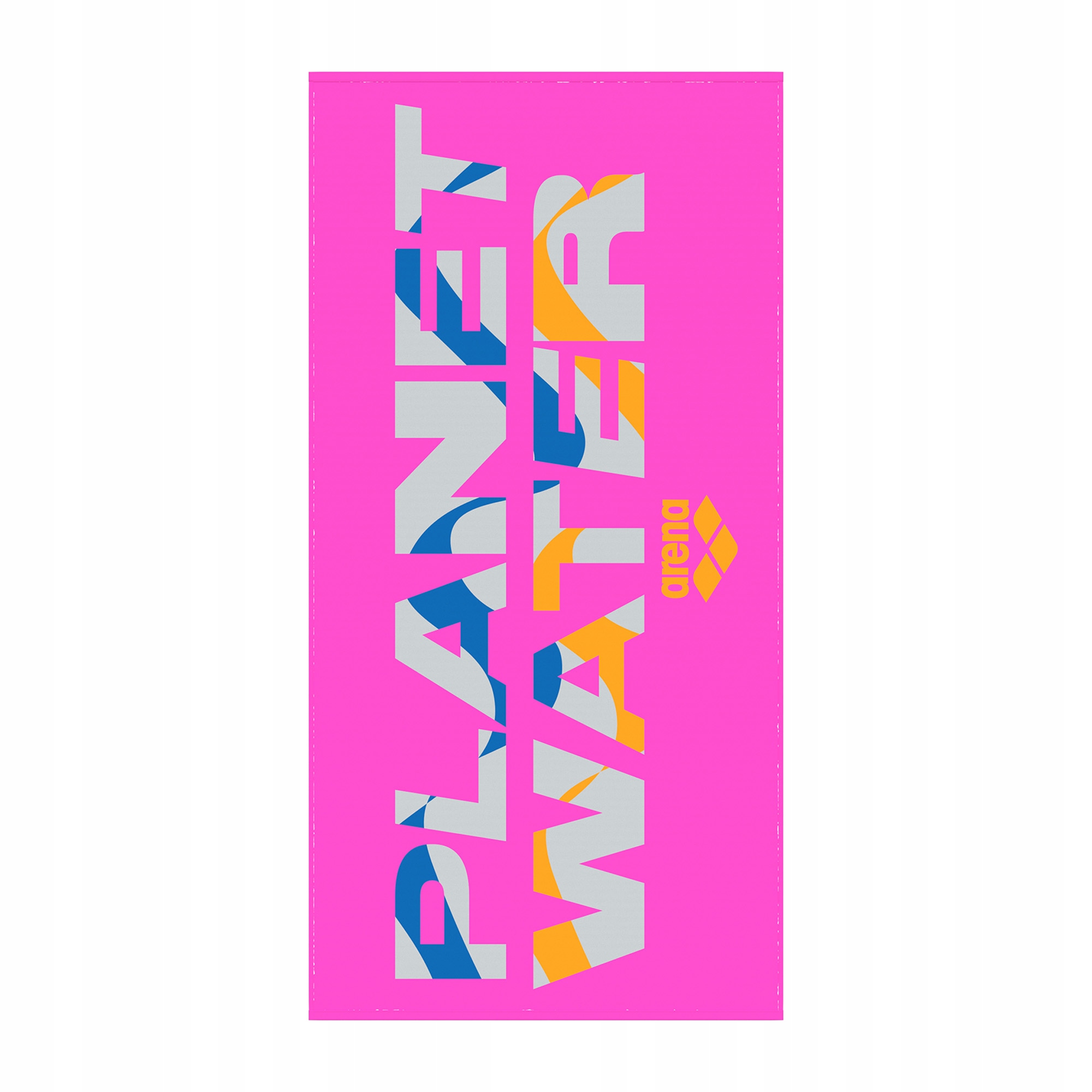 Ručník arena Printed shocking pink multi 160 x 80 cm