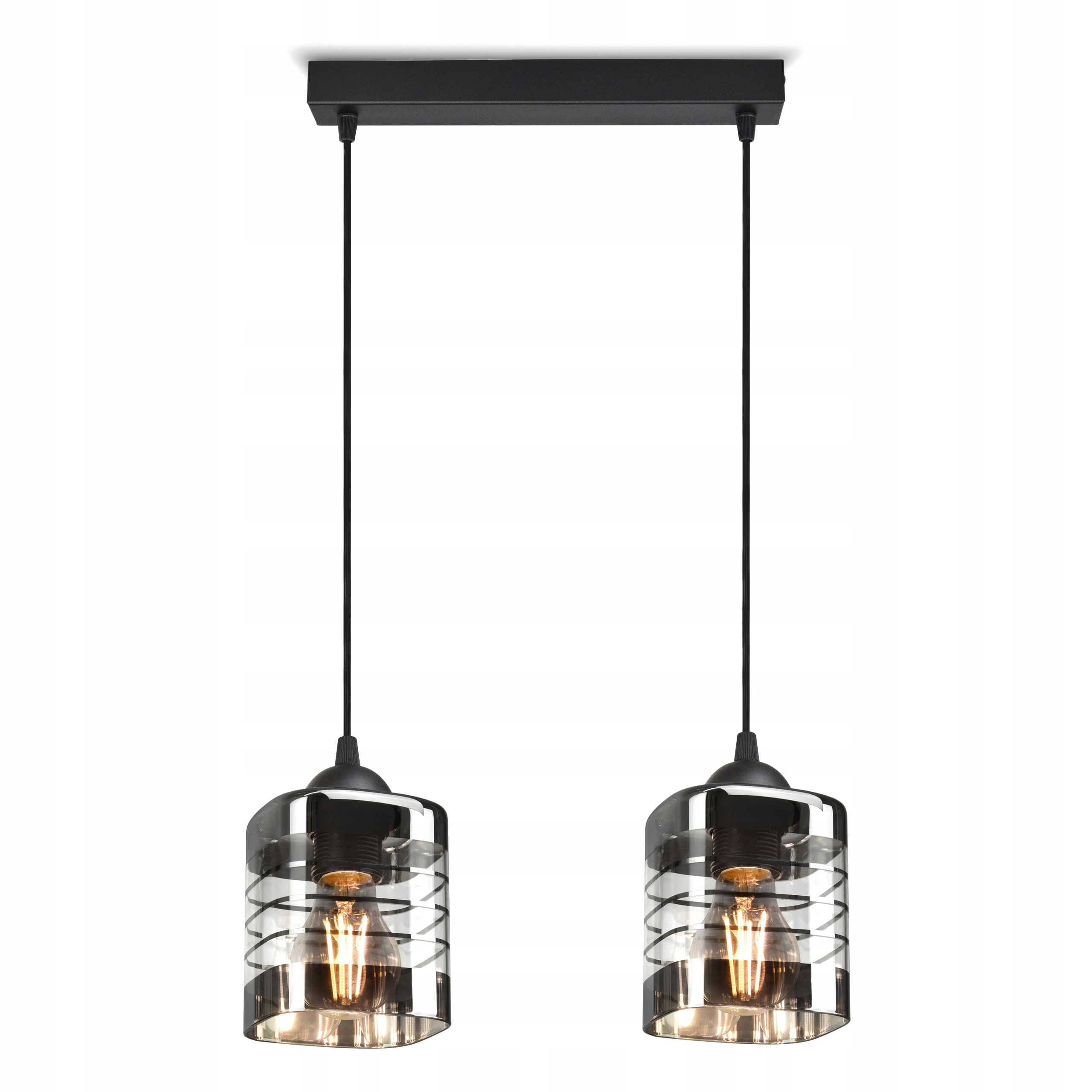 Skleněná Závěsná Stropní Lampa Lustr Stropní Svítidlo Led