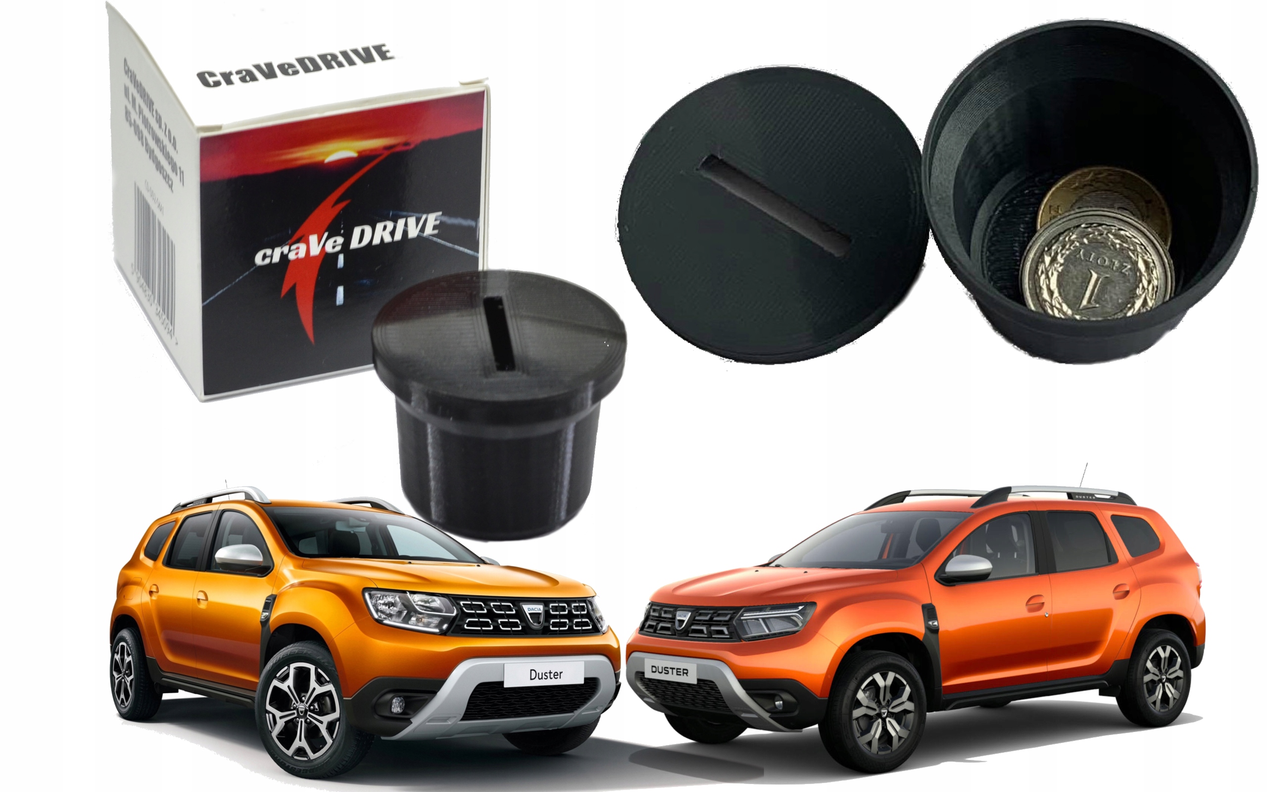 

Skarbonka na monety Dacia Duster 2 2wd