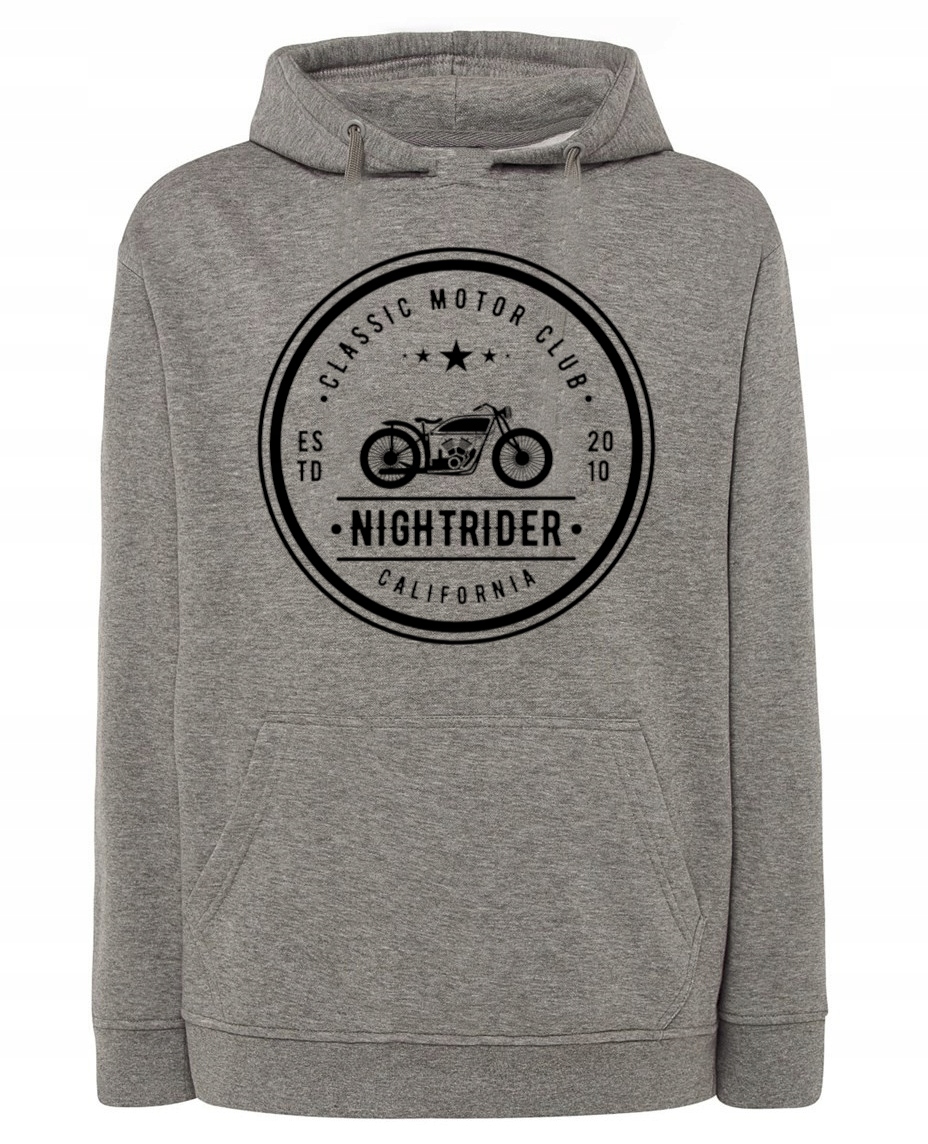 Pánská mikina s potiskem Motocykl Nightrider vel. 3XL