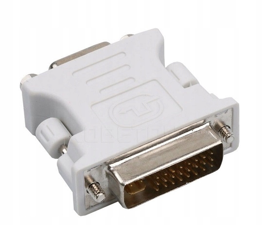 Adapter przejściówka DVI-I (24+5) na VGA Zastosowanie Video