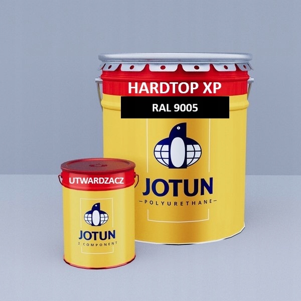 Antykorozyjna Farba Poliuretanowa Jotun Hardtop Xp Czarna Kpl. 5L Połysk