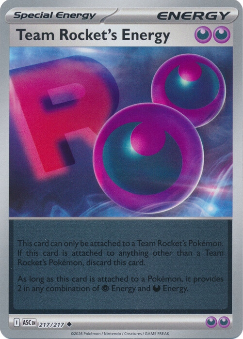 Team Rocket's Energy (ASC 217) Reverse