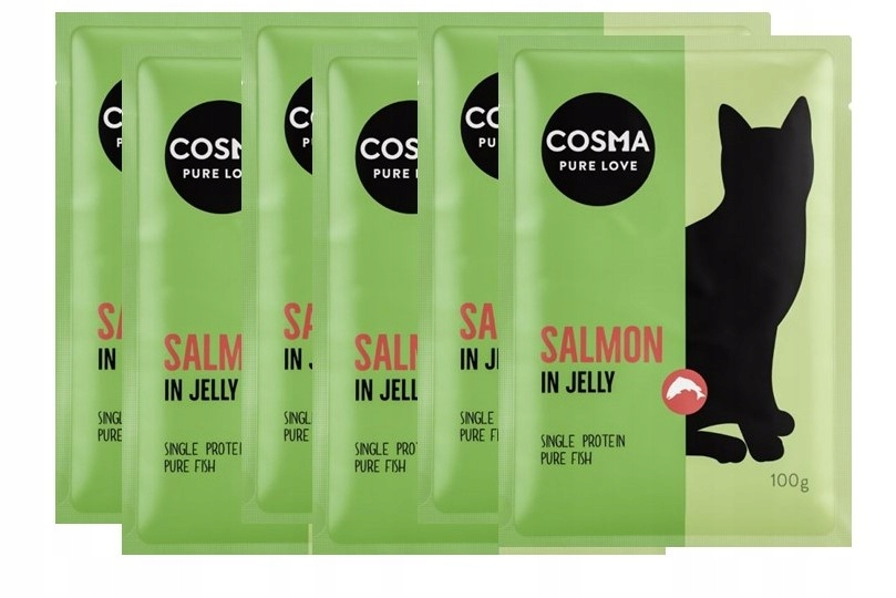 Velké balení Cosma Original, kapsičky, Losos 24 x 100 g