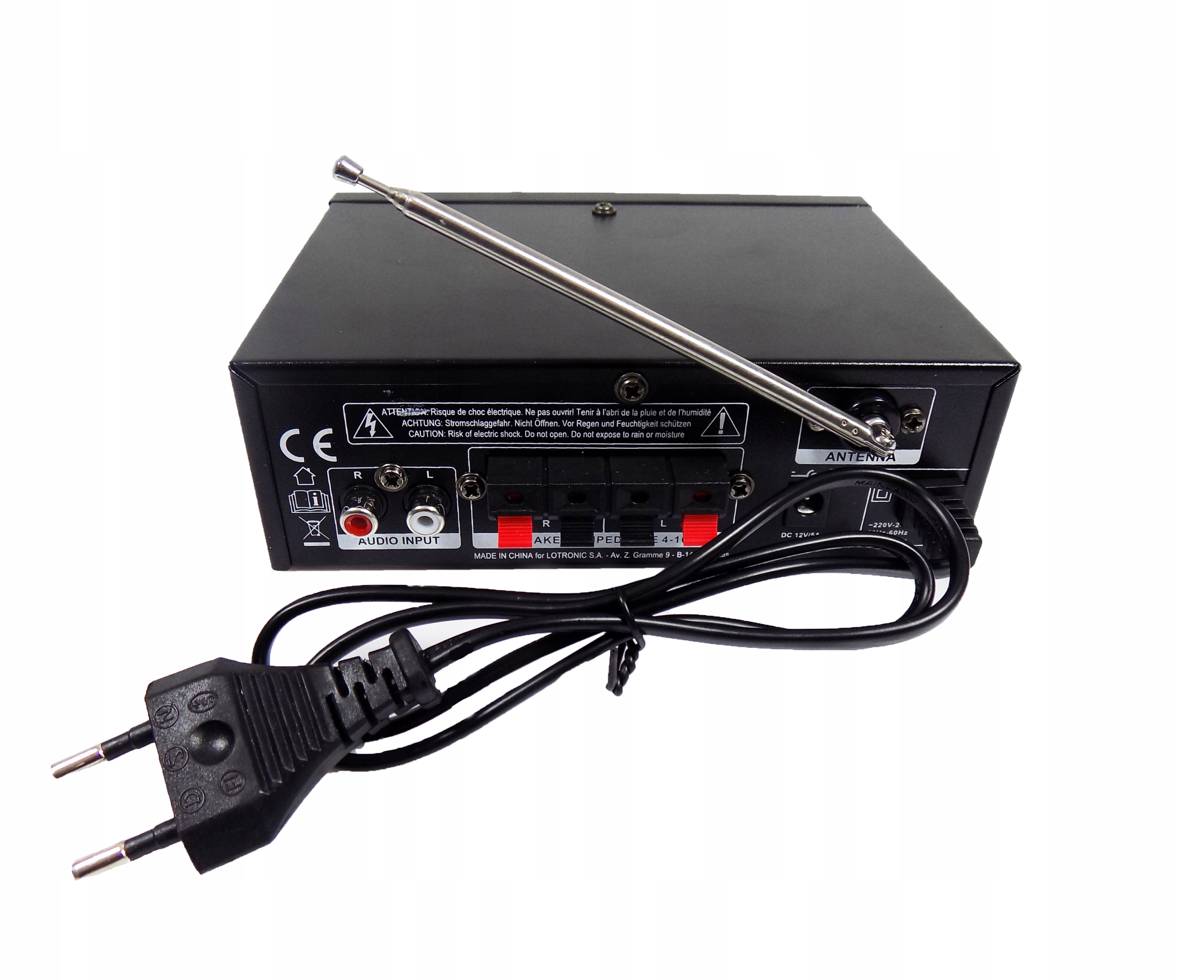 WZMACNIACZ AMPLITUNER BLUETOOTH USB SD AUX RADIO Number of HDMI Inputs 0