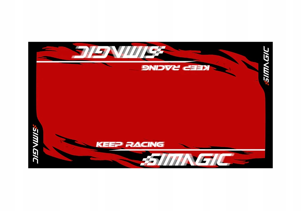 Keep Racing SIMAGIC Dywan Mata Symulator Simracing 186 × 96 cm