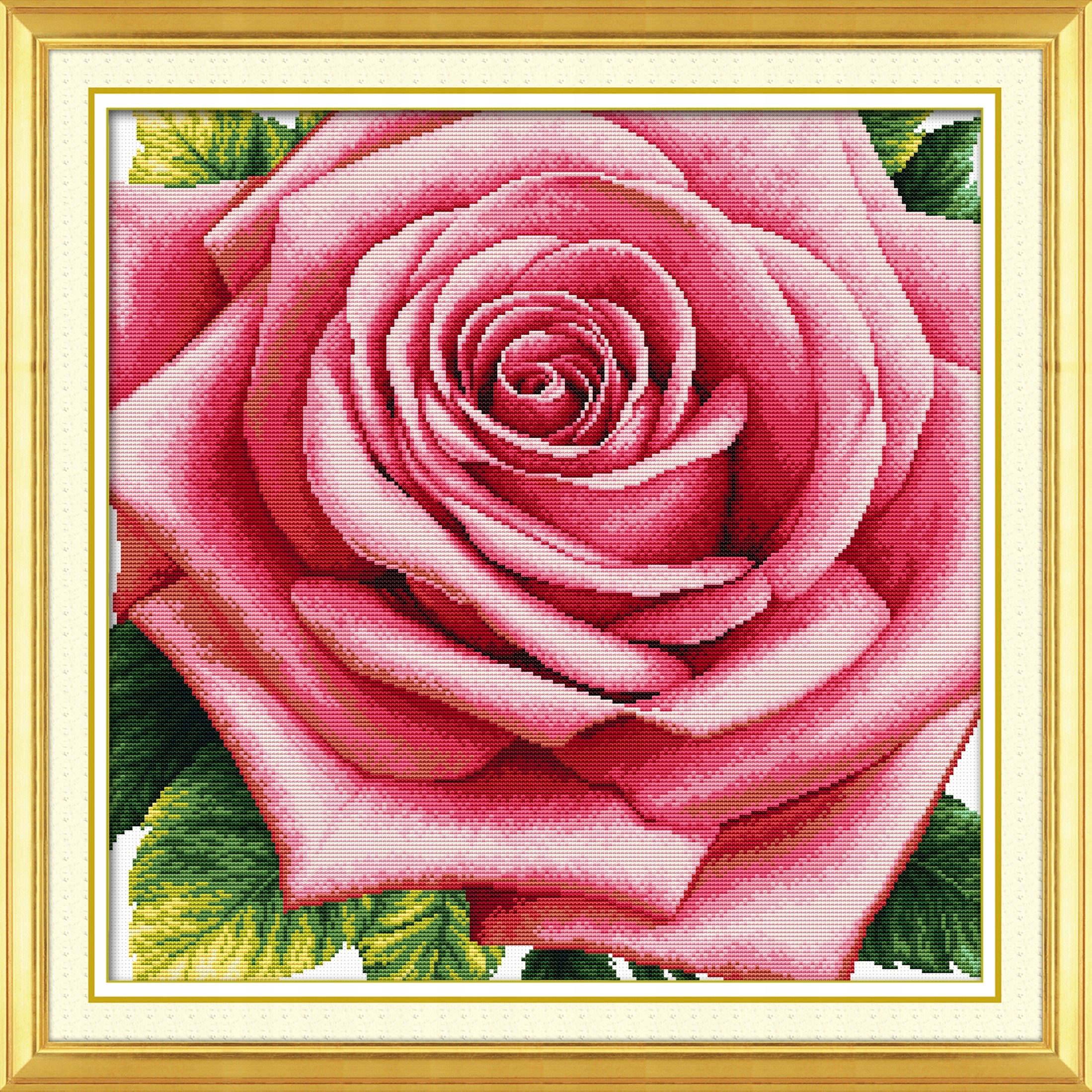 Křížková výšivka počítaná sada (kanva, mulina)