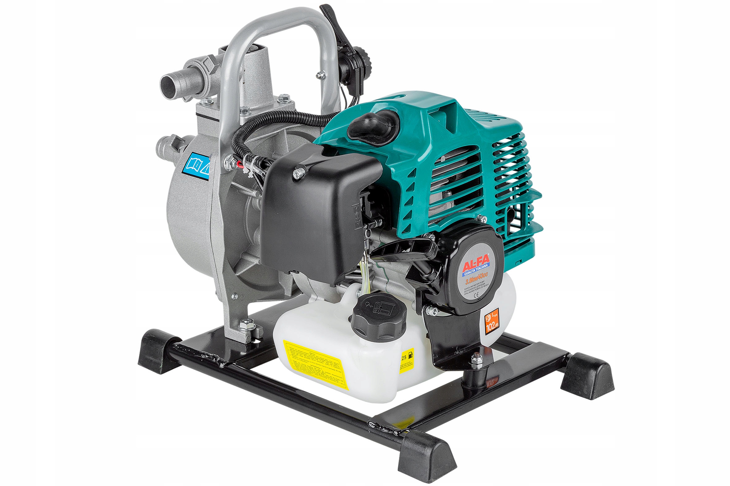 MOTOPOMPA POMPA SPALINOWA DO WODY 800L/MIN 1" Maksymalna wydajność pompy 5 l/h