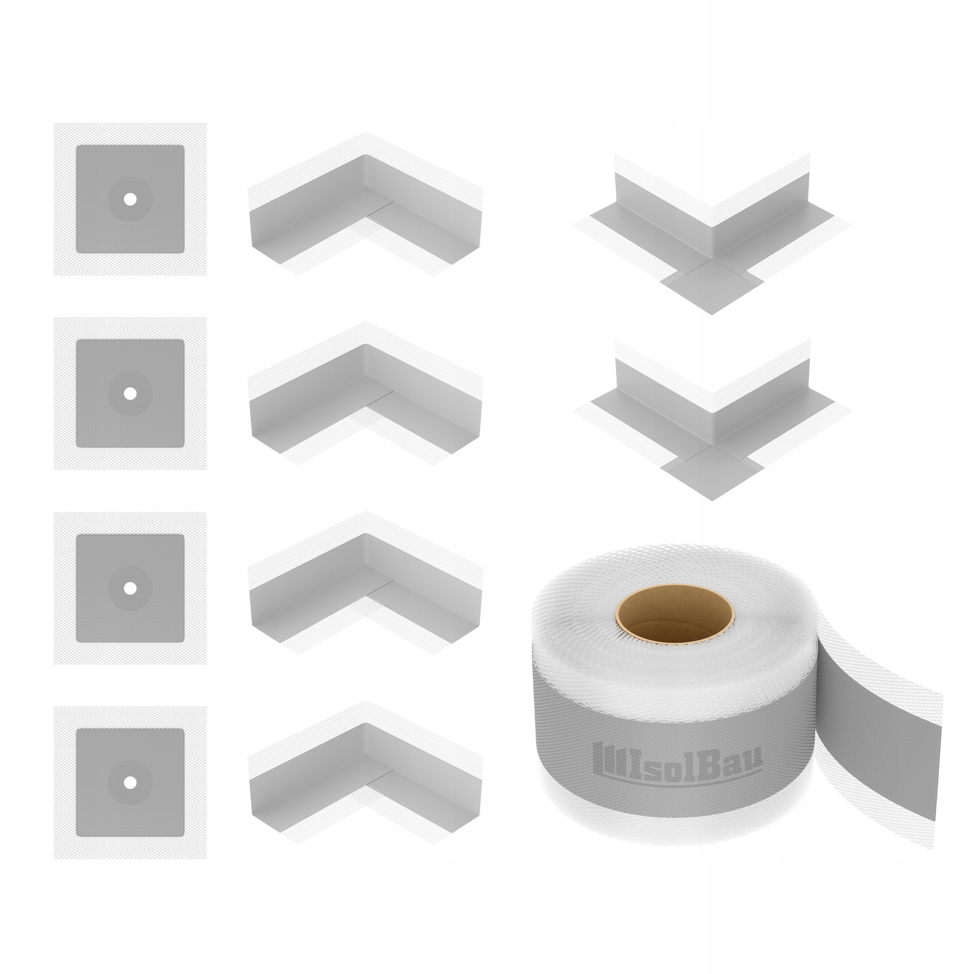 Hydroizolacja Łazienki Zestaw Taśma PL2 15m Narożniki 6szt