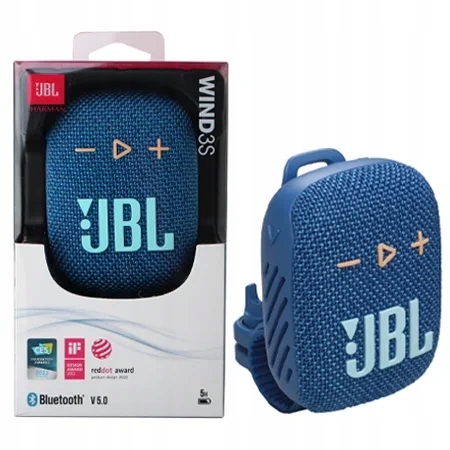 ORYGINALNY GŁOŚNIK BLUETOOTH JBL WIND 3S BEZPRZEWODOWY WODOODPORNY BLUE